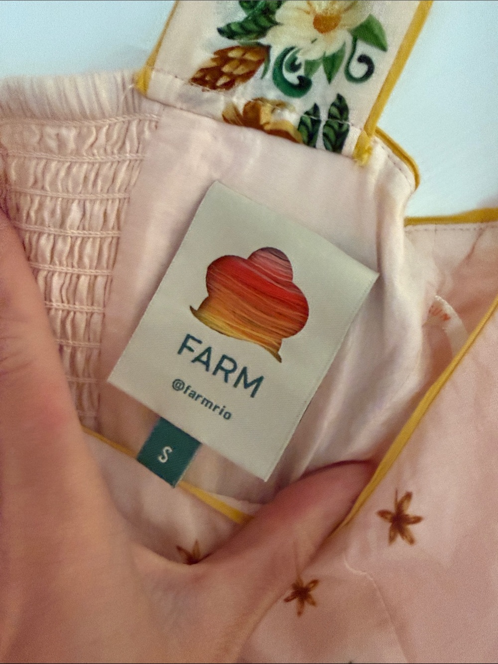 Farm Rio Pink Botanical Maxi Dress - Picture 2 of 5